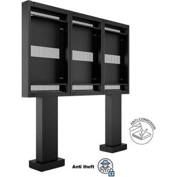 Multibrackets Външен тотем Pro Triple за LG 55XE4F-M, Multibrackets MB-6992, 55", против кражба, черен (7350105216992)
