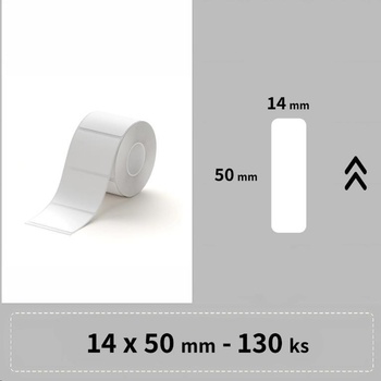 NIIMBOT štítky RP 15x50mm 125ks Bílé pro D11, D11-M, D110, D110-H (A2A68601001)
