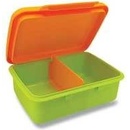 Boxy na desiatu R&B Zdravá desiatujú komplet box zelená/žlutá