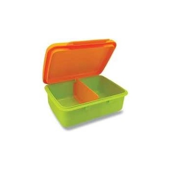 R&B Zdravá desiatujú komplet box zelená/žlutá