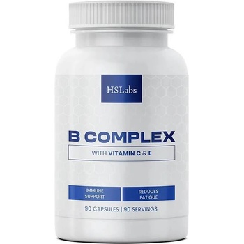 HS Labs B Complex with Vitamin C & E, 90 капсули, HS Labs (HS0655)