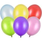 Party Deco Латексови Балони Металик, Разноцветни, 12см - (1 пакет / 10 бр. ) (sb5m-000)