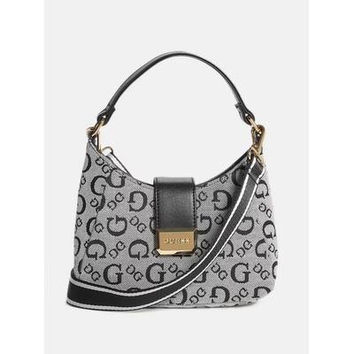 Guess dámská kabelka crossbody Whitney logová černá