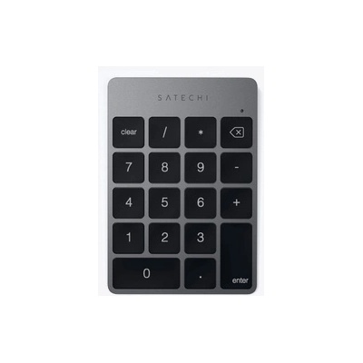 Apple Satechi Aluminum Slim Wireless Keypad - Space Grey (STSALKPM)