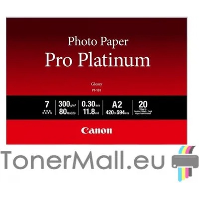 Canon Фотохартия Canon Pro Platinum PT-101, A2, 20 sheets, 2768B067AA