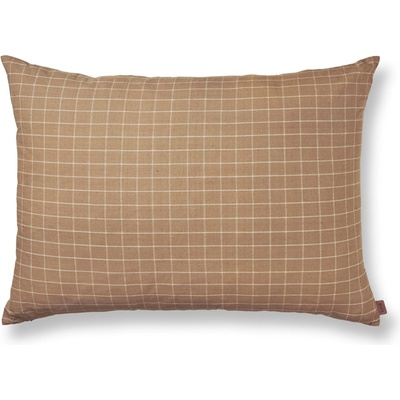 ferm LIVING Възглавничка 80 х 60 см, кубчета, кафяв, кафяв памук, ферма LIVING (FERM1104267487)