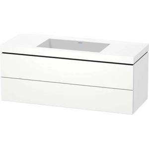 Duravit L-Cube - Шкафче с умивалник 50x120x48 см, 2 чекмеджета, бяло матово LC6929N1818 (LC6929N1818)