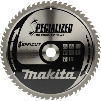 MAKITA B-67256 EFFICUT Kotúč pílový D 305 x 30 mm na drevo (HM 60 zubov) 2.15 mm rez