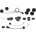 Sena Sena SPIDER-ST1-A01 Mounting kit for intercom with built-in microphones and loudspeakers Black (SPIDER-ST1-A01)