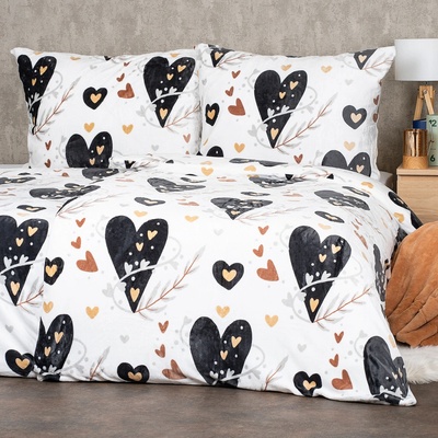 4Home povlečení mikroflanel Romantic 140x200 70x90