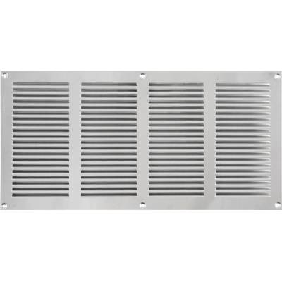 Ventishop KVMn 400 x 200 nerezová větrací mřížka se síťkou nerez