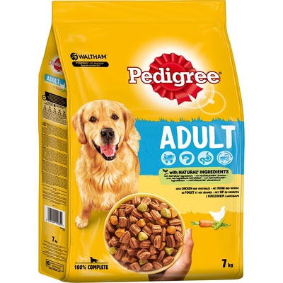 Pedigree Adult s kuřecím a zeleninou 7 kg