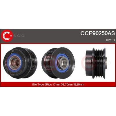 Řemenice, generátor CASCO CCP90250AS