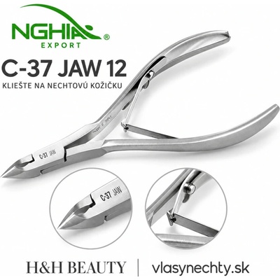 Nghia Export kliešte na nechtovú kožičku C-37 JAW 12