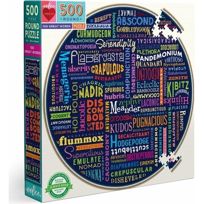 EEBOO Kulaté 100 skvělých slov 500 dielov