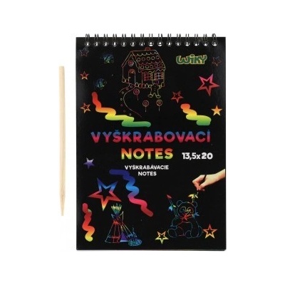 Vyškrábavací notes 12 listů – Zbozi.Blesk.cz