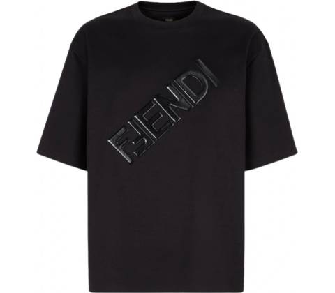 Fendi Diagonal tričko black