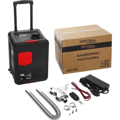 KRAFT&DELE Mobilní naftové nezávislé topení 9 kW, 12 V / 230 V - KD11783