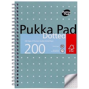 Pukka Pad Спирална тетрадка, A5, 100 страници, PUKKA PAD "Metallic Jotta" JM021DOT (JM021DOT)