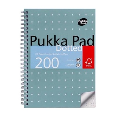 Pukka Pad Спирална тетрадка, A5, 100 страници, PUKKA PAD "Metallic Jotta" JM021DOT (JM021DOT)