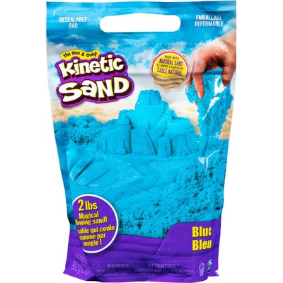 Kinetic Sand 2lb Sada barevných písků v sáčcích modrá – Zbozi.Blesk.cz