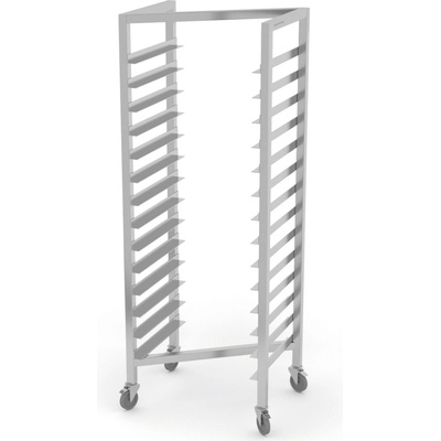 TECHNICA Pojízdný regál pro kontejnery GN 2/1, typ Z, 720x540x1800 mm | TECHNICA, 3761147254