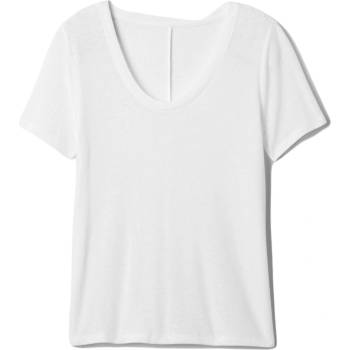 GAP V-ss linen scoop xs
