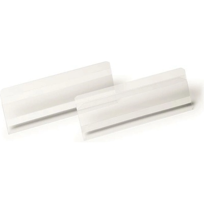 Logistické vrecko, 210x74 mm, horizontálne, DURABLE "HARD COVER", so samolepiacim pásikom, priehľadná