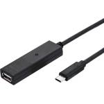 Roline Кабел Roline Value 12.99. 1114, от USB C(м) към USB A(ж), 20m, черен (12.99.1114)