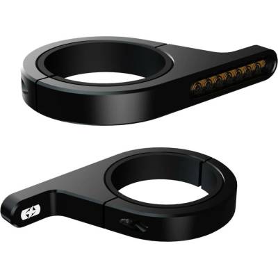 Blinkry na trubky přední vidlice DarkTurner, OXFORD (black)