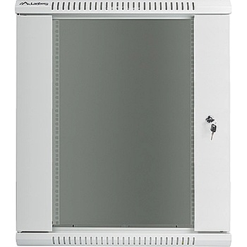 Lanberg rack cabinet 19 wall-mount 15U / 600x600 for self-assembly (flat pack), grey (WF01-6615-10S)