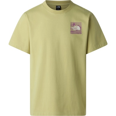 The North Face Мъжка тениска The North Face Mountain Escape Relaxed Short Sleeve Tee T-shirt - Pear (216-7977-0212)