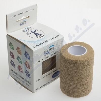Kine-MAX Cohesive elast.samofix.7,5 cm x 4,5 m telové