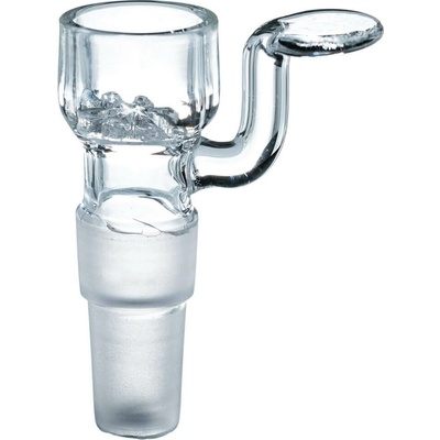 Simply Green Sklenený kotlík na sušinu s dvojitou veľkosťou na 14 mm a 18 mm priehľadný