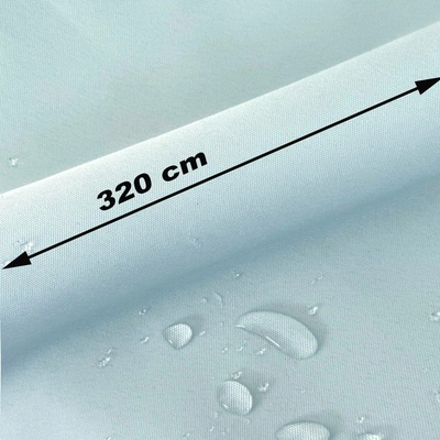 Vodu odpuzující oxfordová látka s teflonovou úpravou, 165 g/m², šíře 320 cm, světle modrá