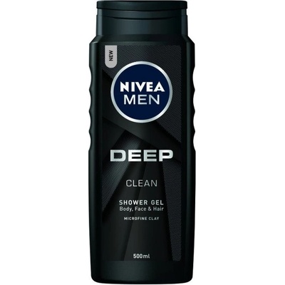 Nivea Men Deep Clean sprchový gél 12 x 500 ml