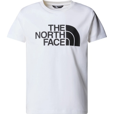 The North Face Детска тениска The North Face Kid's Teen Easy S/S Tee T-shirt - White - размер L (704-5982-0314)