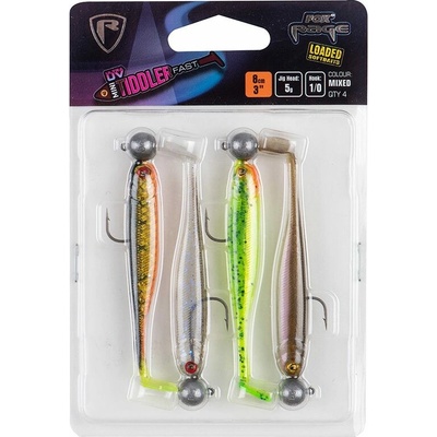 Fox Rage Gumová Nástraha Mini Tiddler Mixed Colour Pack Loaded 8cm 4ks