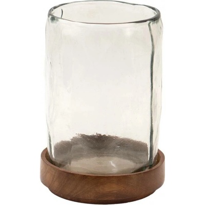 Skleněný nástavec na čajovou svíčku Transparent 12*17 cm – 12x17 cm