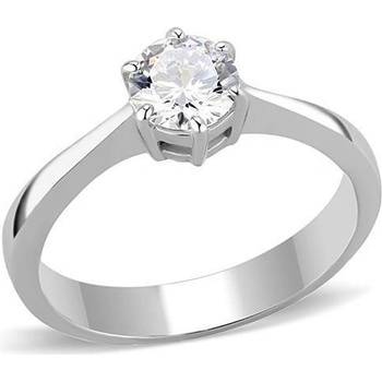 Šperky4U ocelový prsten se zirkonem AL 0031