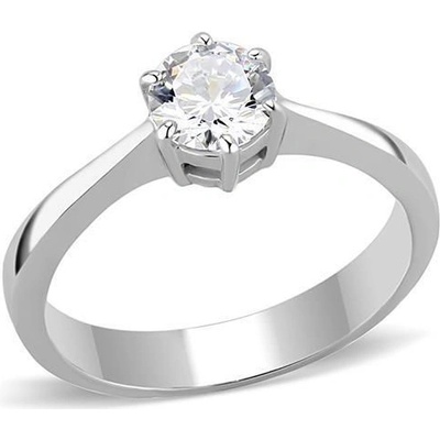 Šperky4U ocelový prsten se zirkonem AL 0031