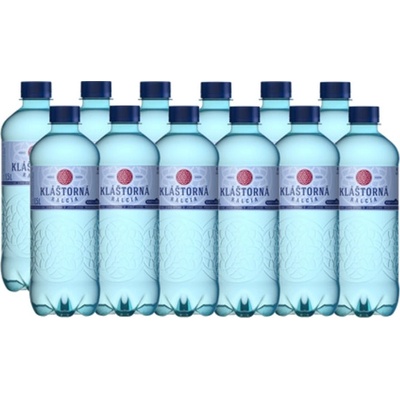 Kláštorná Kalcia jemně sycená 12 x 0,5 l