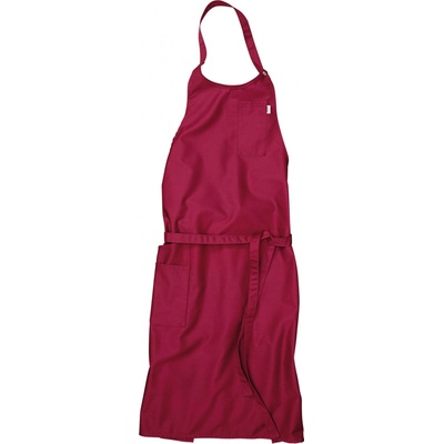 Workwear Vittoria Dlouhá zástěra s laclem 01135-01 Cherry