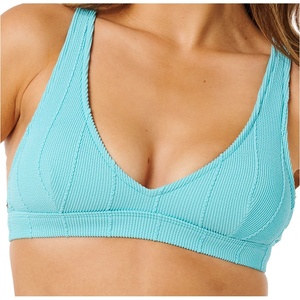 Rip Curl Дамско бикини горнище Rip Curl Women's Vibe Surf Multi Fit V Neck Bikini top - Sea Blue - размер XXL (150-6003-0217)