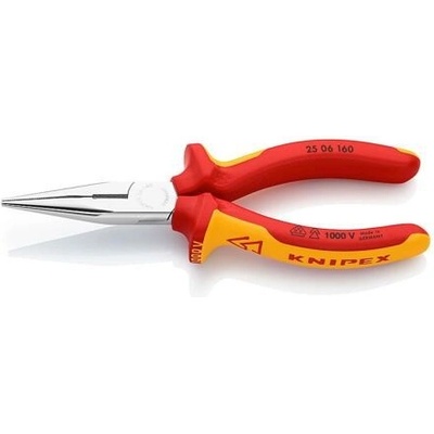 KNIPEX kleště půlkulaté 160mm pro radiotechniku, izolované 2506160