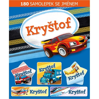 ARGUS Veselé nálepky samolepky se jménem Kryštof