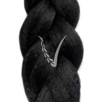 100% kanekalon Super Braid 1# Hlboká čierna/Deep Black