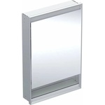 Geberit Вграден шкаф с огледало и ниша Geberit One ComfortLight 60 см ляв анодизиран алуминий (505.820.00.1)