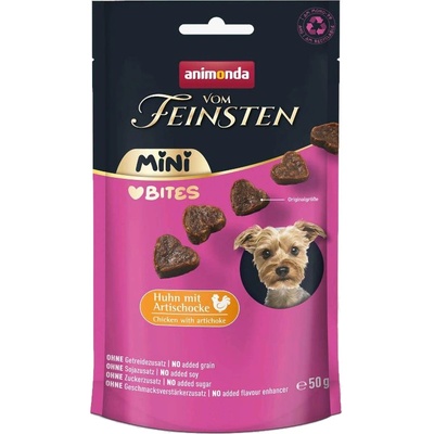 Feinsten Adult Mini Bites kuracie s artičokmi 50 g