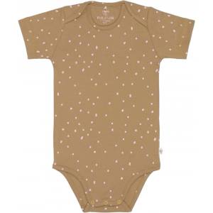 Lassig Бебешко боди с къс ръкав Lassig - 74/80 cm, 7-12 м, Dots curry (4042183416373) - baby